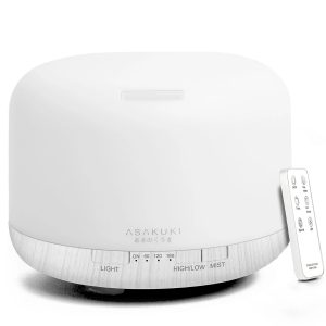 Rock White Wood Essential Oil Diffuser
