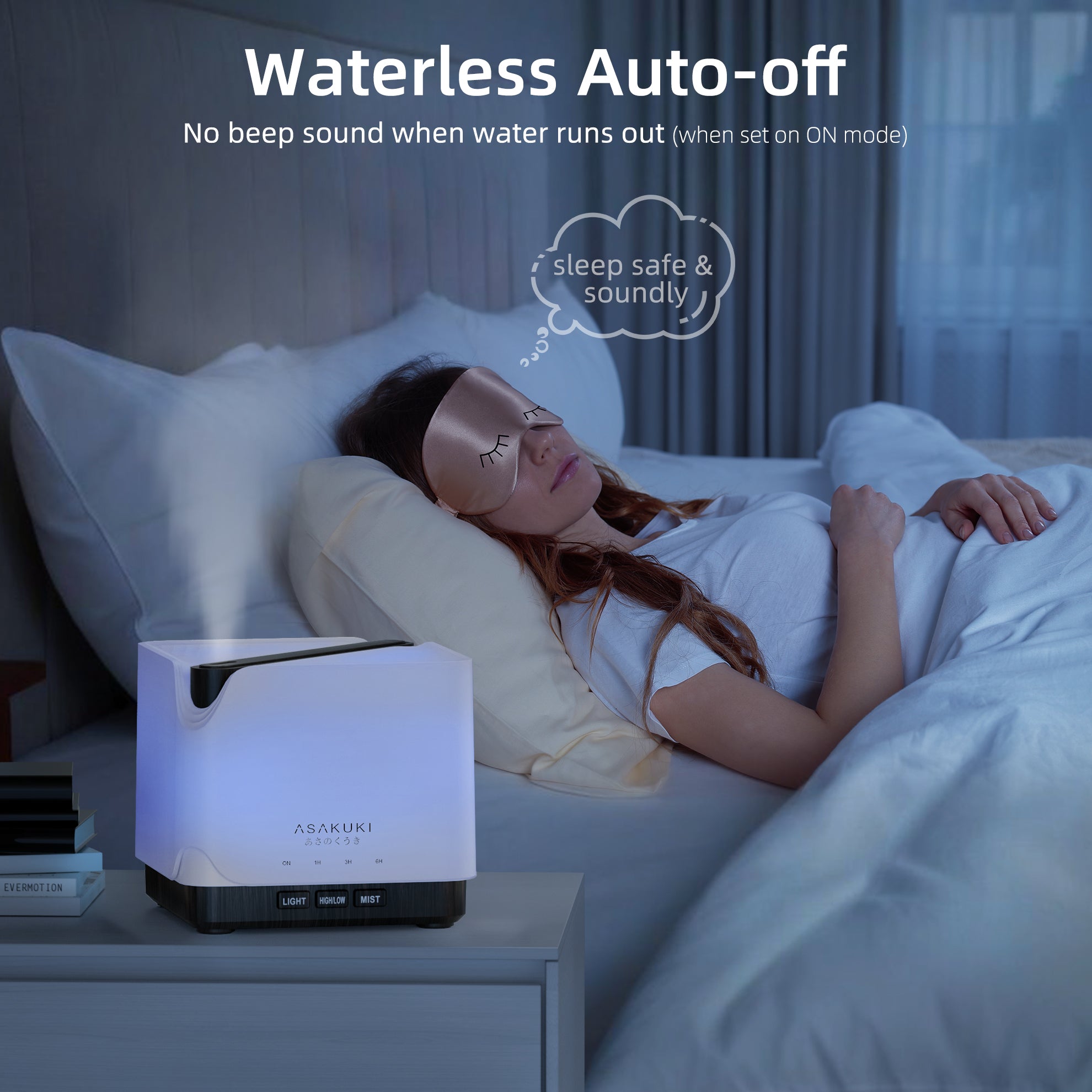 UPGRADE Cube Black Essential Oil Diffuser - Image 2