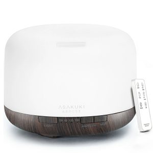 Rock Black Wood Essential Oil Diffuser