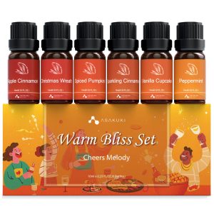 Warm Bliss Essential Oils Set 6pcs*10ml